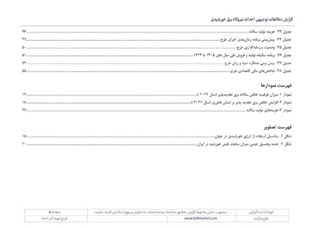 طرح توجیهی احداث نیروگاه برق خورشیدی
