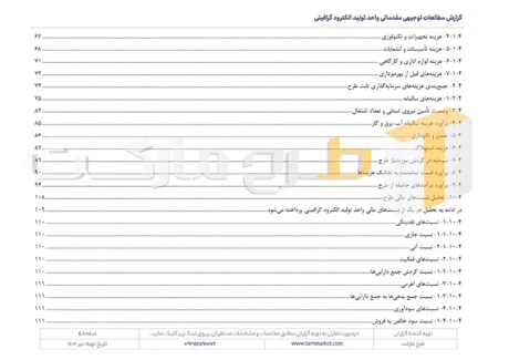 طرح توجیهی تولید الکترود گرافیکی