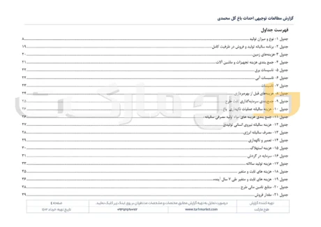طرح توجیهی احداث باغ گل محمدی