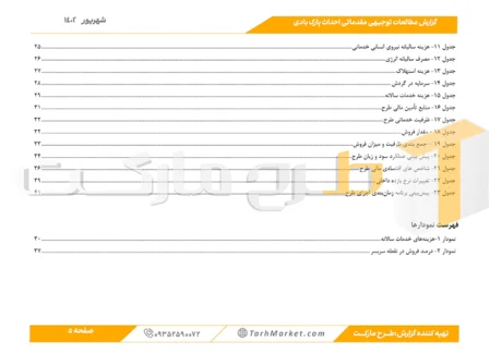 طرح توجیهی احداث پارک بادی