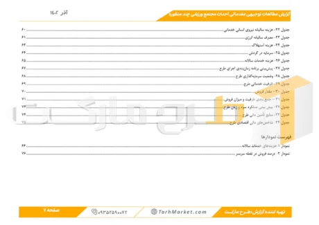 طرح توجیهی احداث مجتمع ورزشی چند منظوره